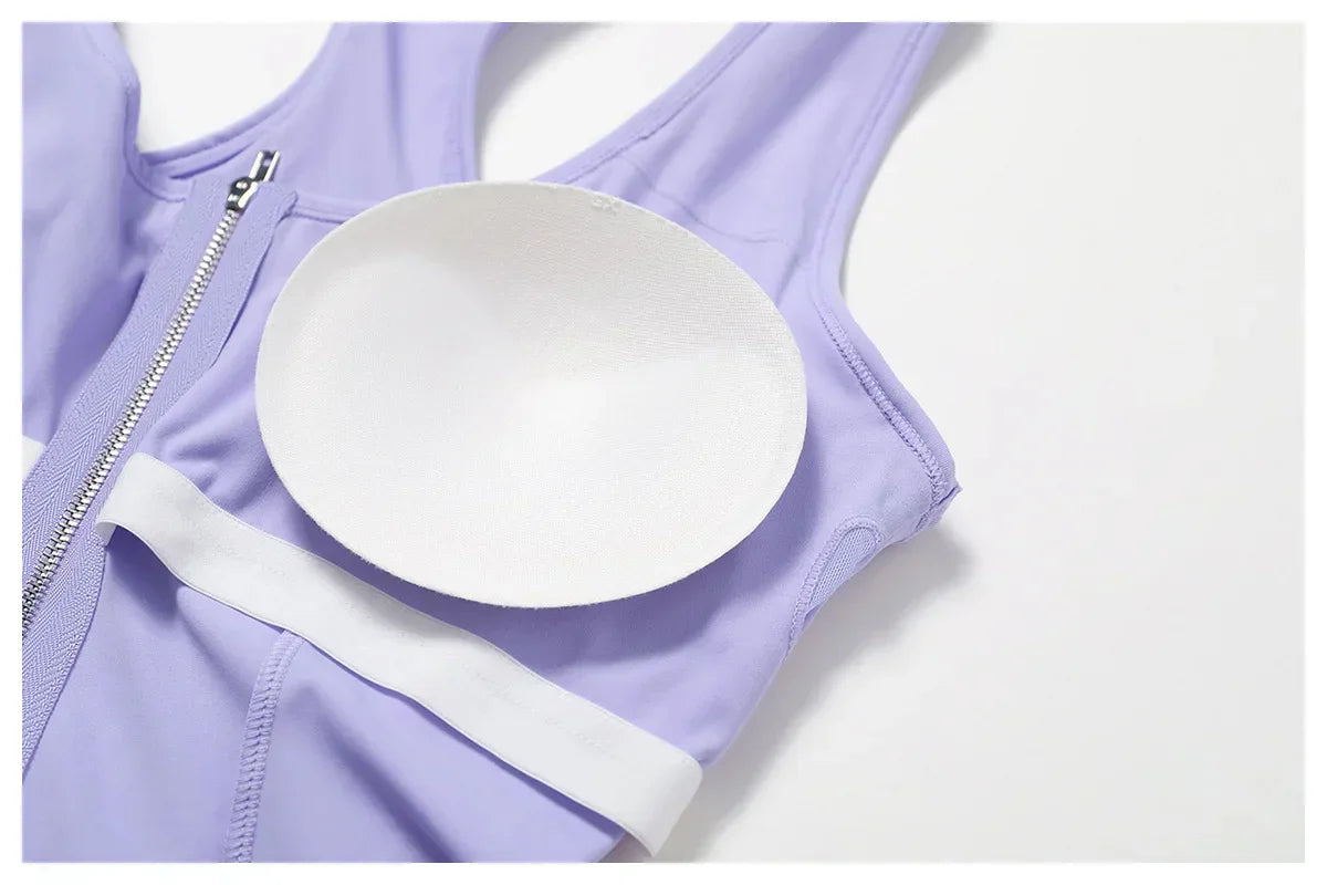 Bezešvé pohodlné sportovní podprsenka pro volný čas a trénink – Nele