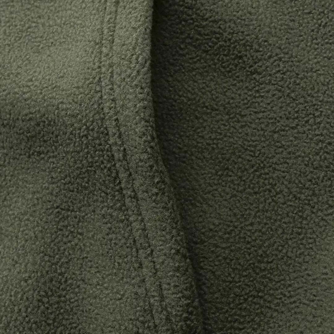 Pánská fleecová bunda s kapucí a zipem – Sören