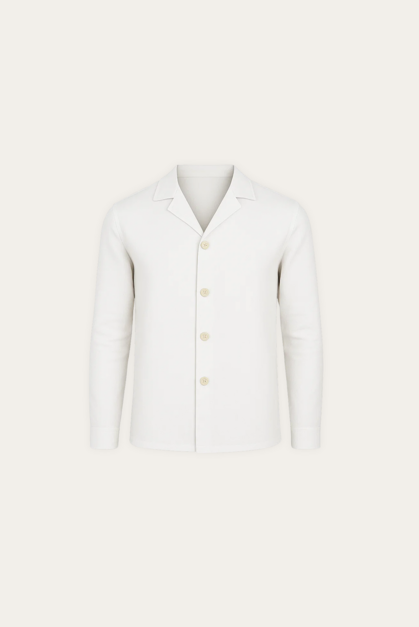 Podzimní a stylová bílá lněná košile pro muže – Lucien