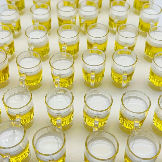 30 kusů mini sklenic na pivo z harzu – MiniBierSet Oktoberfest 2025