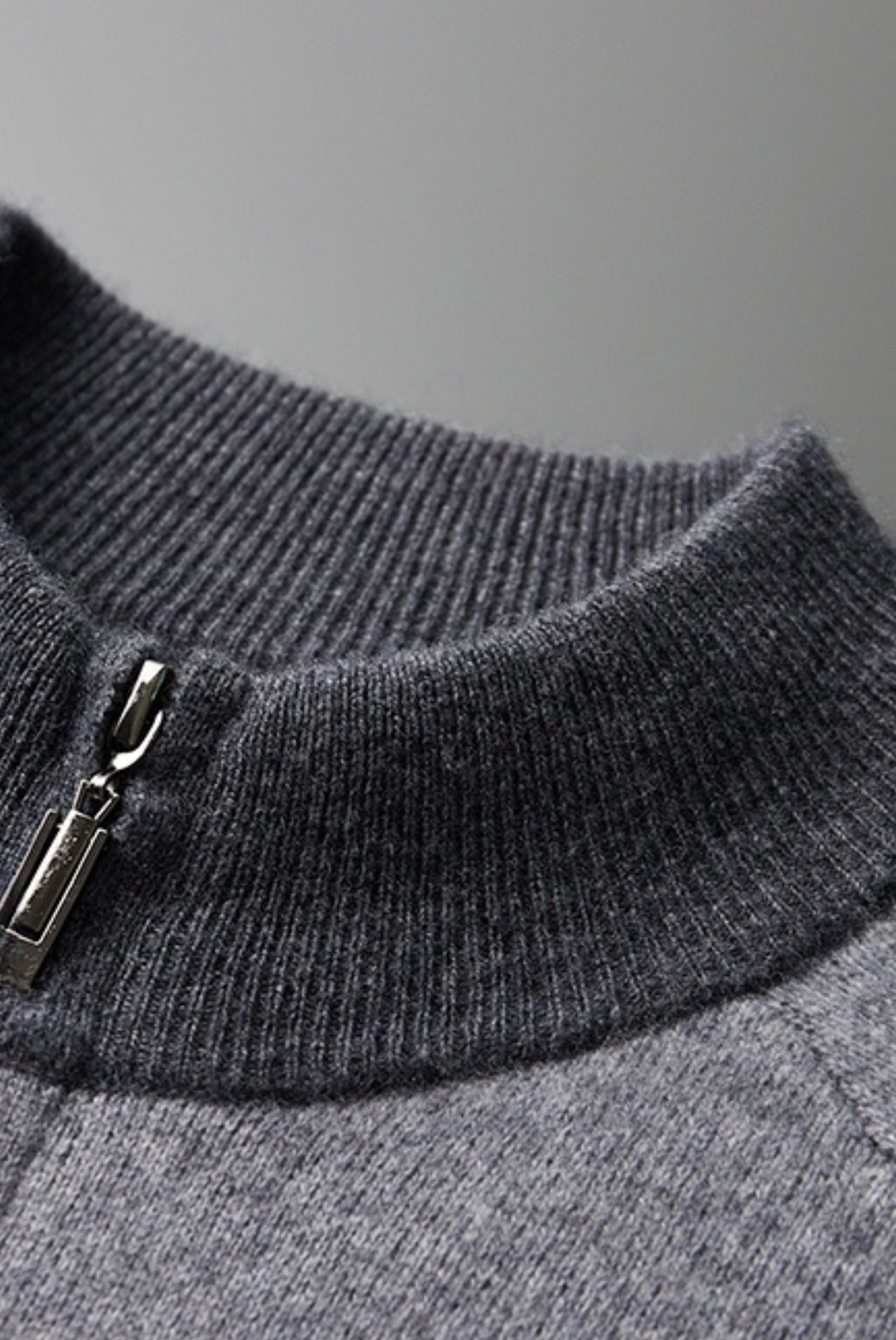 Šedá kašmírová merinová vlna sada – Vittore