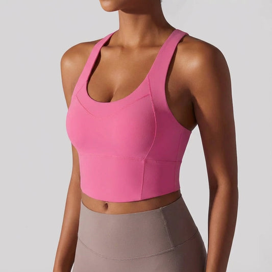 Atmungsaktiver Trainingstank Mit Polsterung - Tabitha