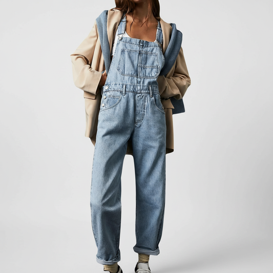 Bequemer Denim-Hosenanzug - Nina