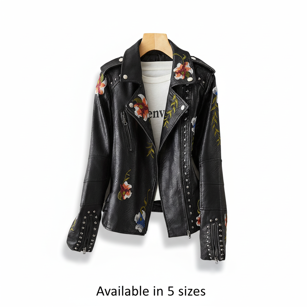 Bikerjacke Aus Leder - Martina