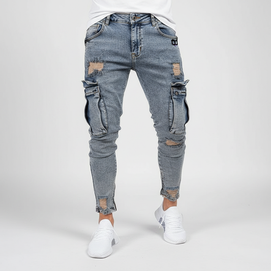 Cargohose Aus Denim - Nico