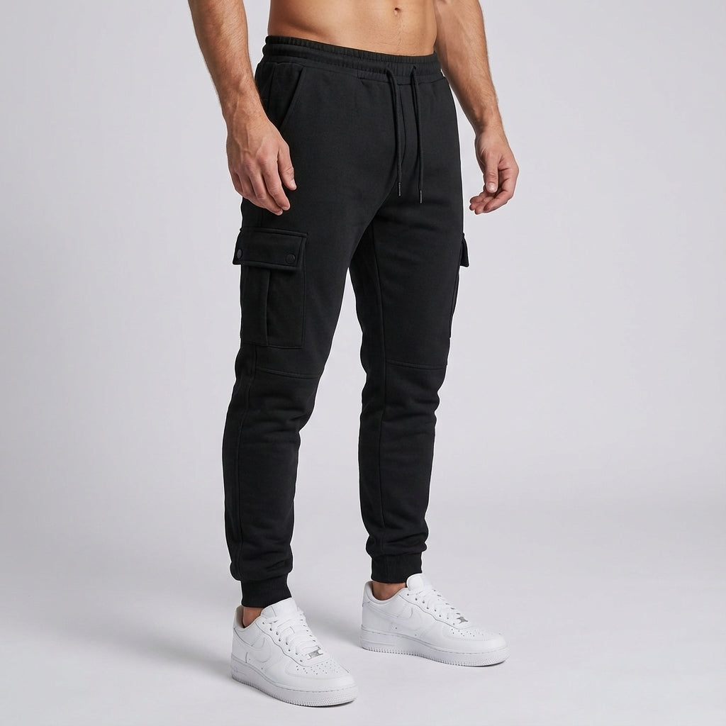 Cropped Jogginghose Mit Cargo Tasche - Anthony