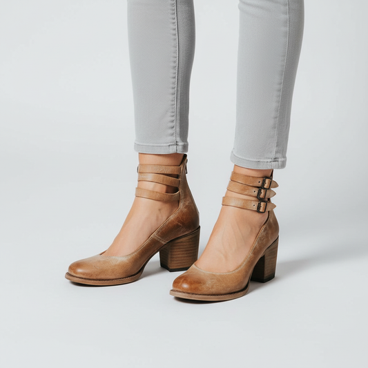 Damenhalbschuh Mit Absatz - Ariella