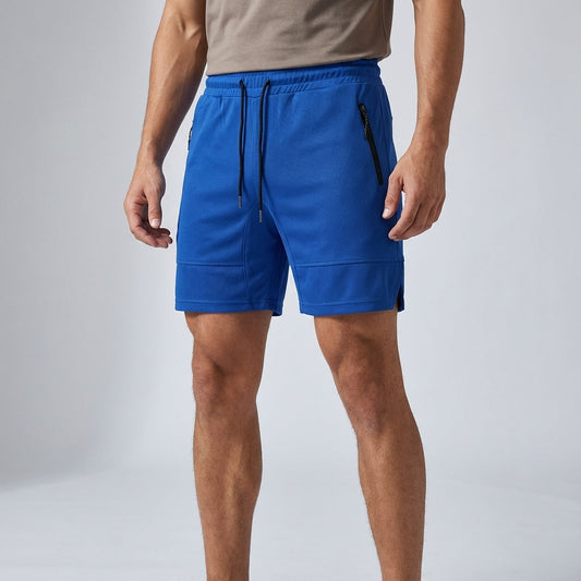 Elastische Fitnessshorts Mit Reißverschluss - Colton