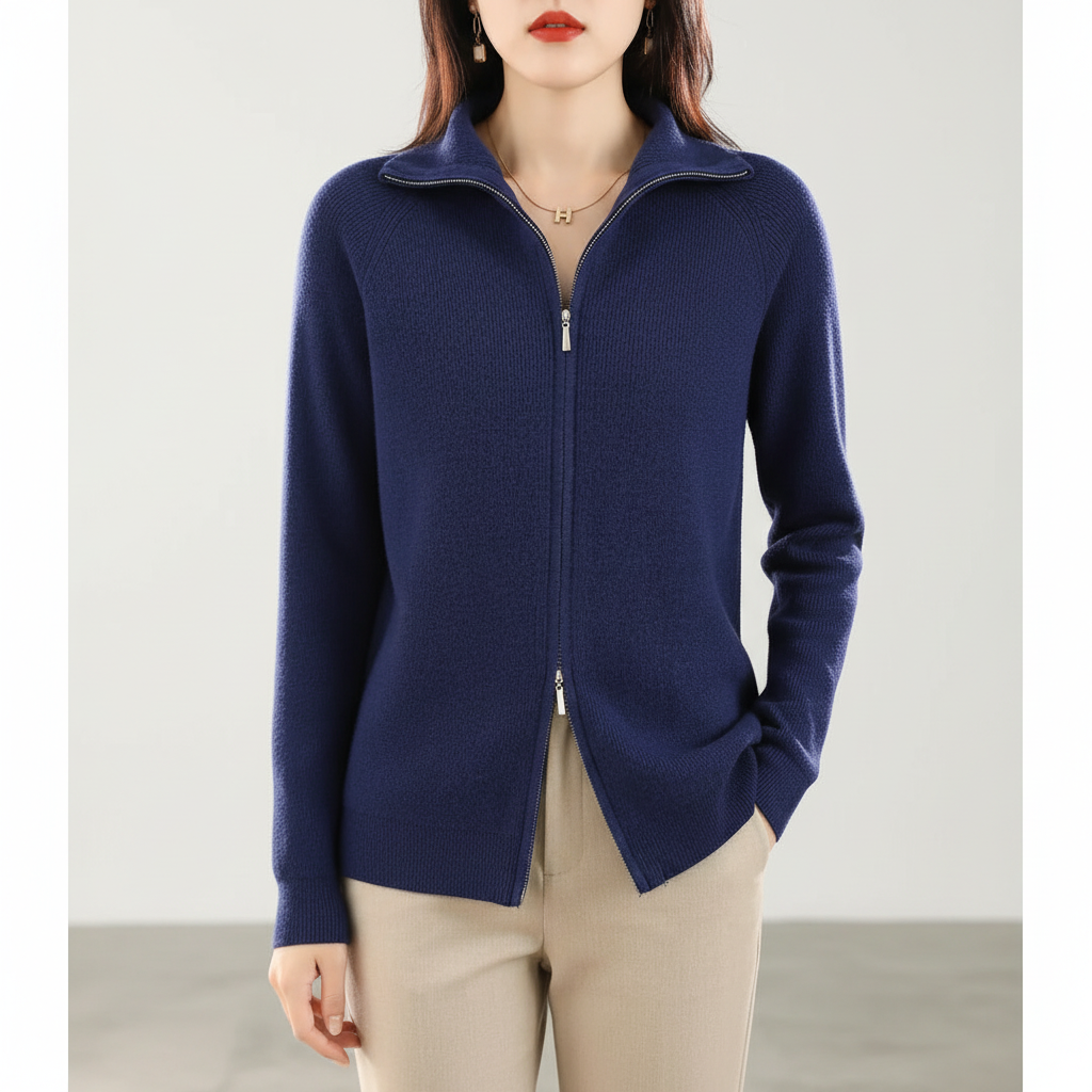 Hochwertiges Strickmaterial - Annette