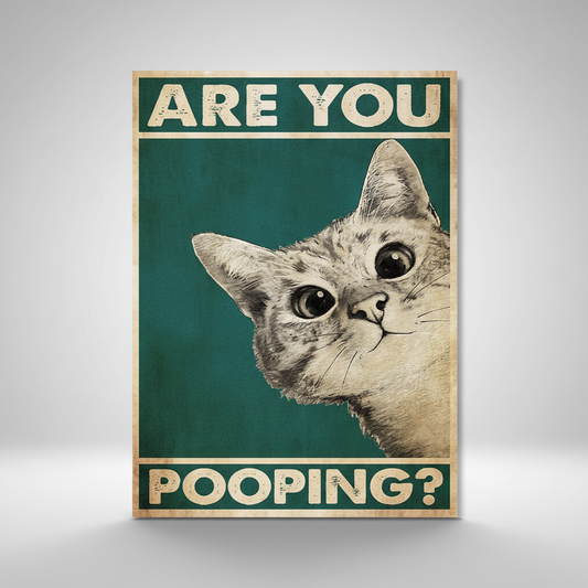 Humorvolles Badezimmerbild - ToiletTeaser