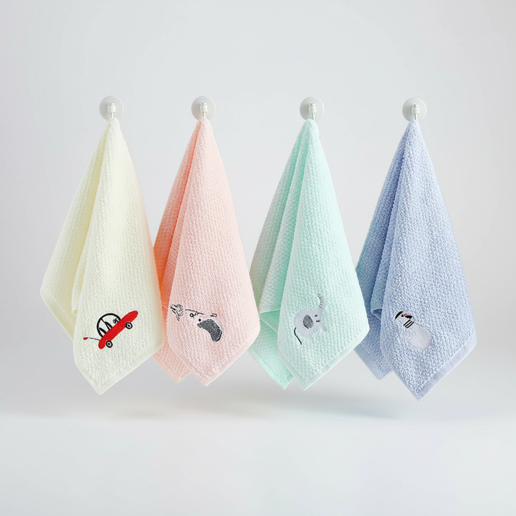 Kindertücher In Verschiedenen Farben - KidsTowelSet
