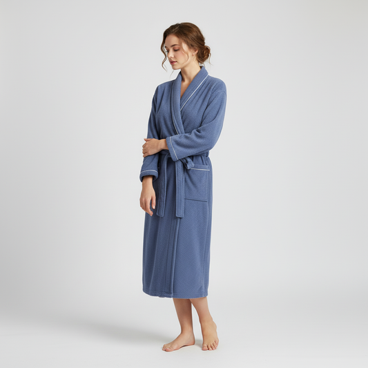 Knielanger Bademantel - Lisa