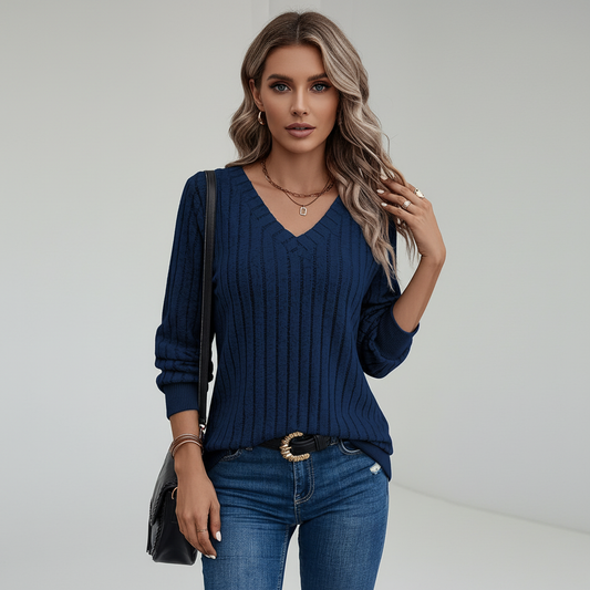 Langärmliger Strickpullover - Liane