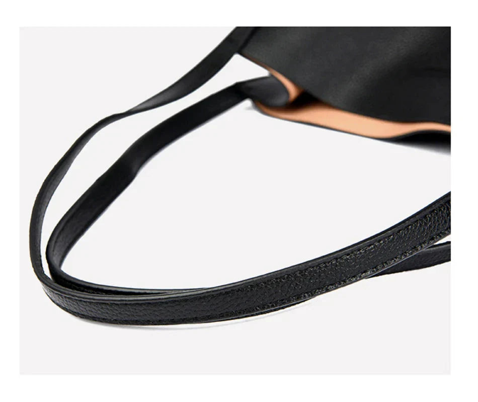 Trendy kožená taška přes rameno - Mila