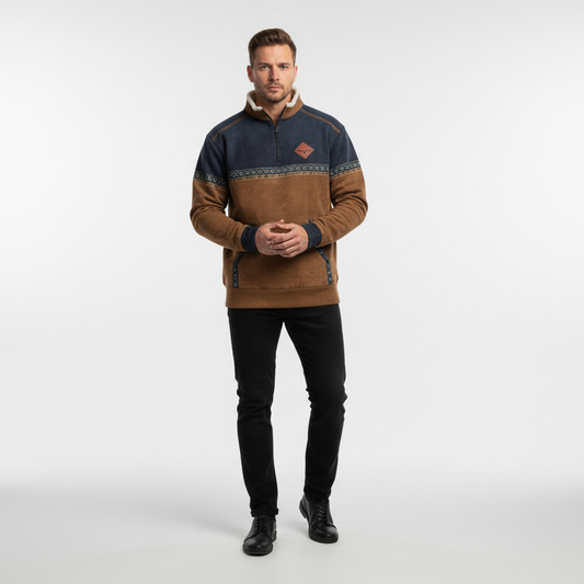 Pullover Mit Reißverschluss - WarmPullover