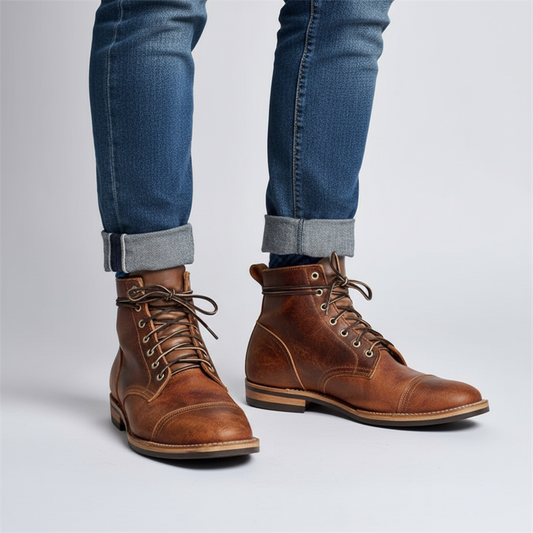 Retro-Lederschuhe Für Herren - Leonard