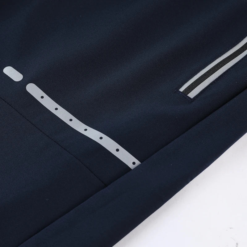 Sportovní a stylové slim-fit tréninkové šortky s kapsami na zip – Kian