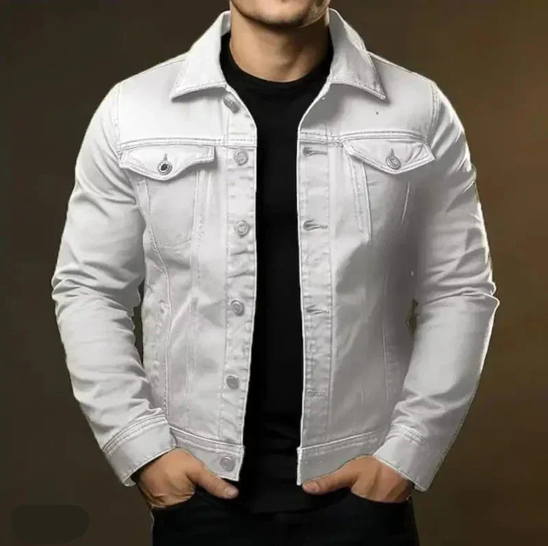 Robustní a nadčasová pánská džínová bunda ze 100 % bavlny – Noah podzimní edice