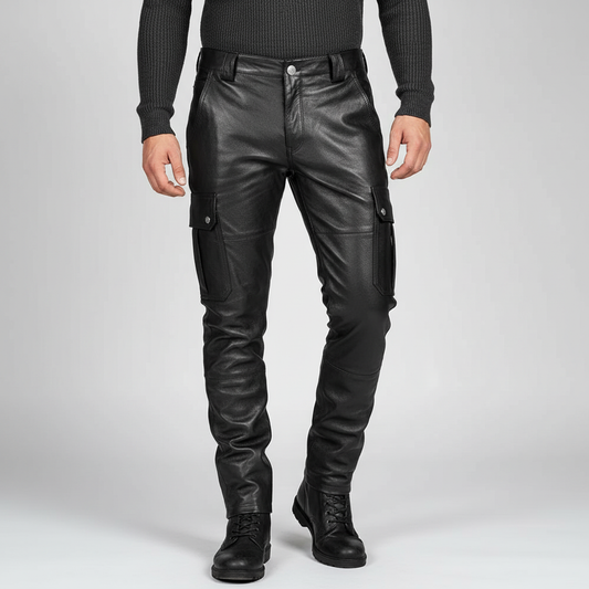 Schmale Motorradlederhose - Daryl