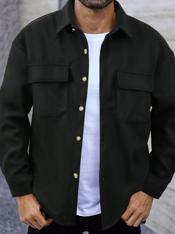 Podzimní pánská bunda s náprsními kapsami – Damian