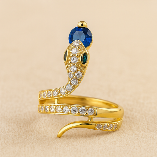 Šťastné | Lucky zirkonové hadí prsteny pro ženy