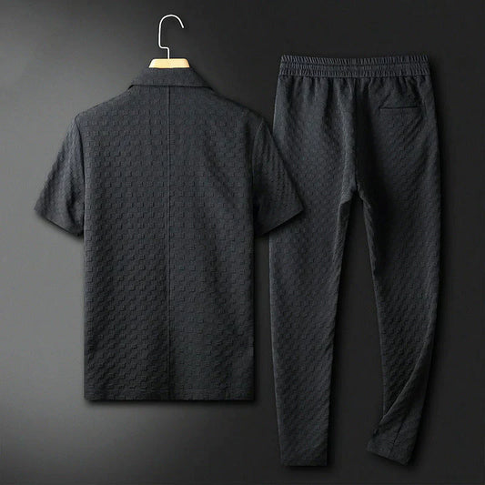 Trendy a pohodlný letní obchodní set pro muže – Timothy