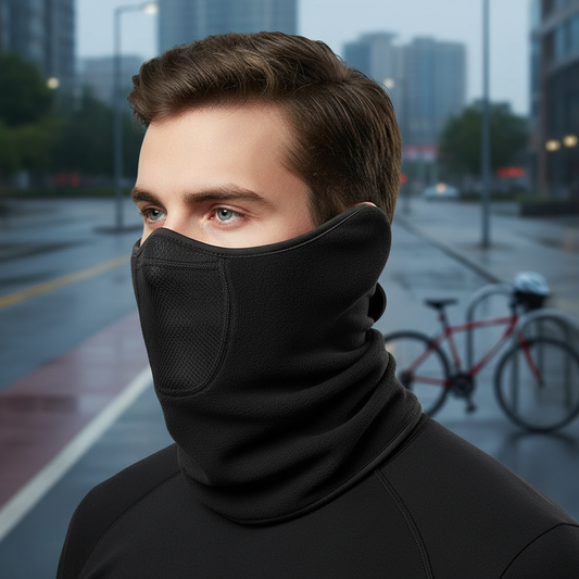 Thermische Hals Gesichtsmaske Aus Fleece - ThermaShield