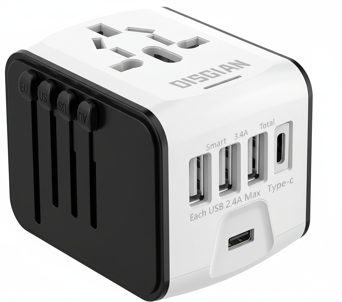 Uniwersalny Adapter Podróżny - TravelGo