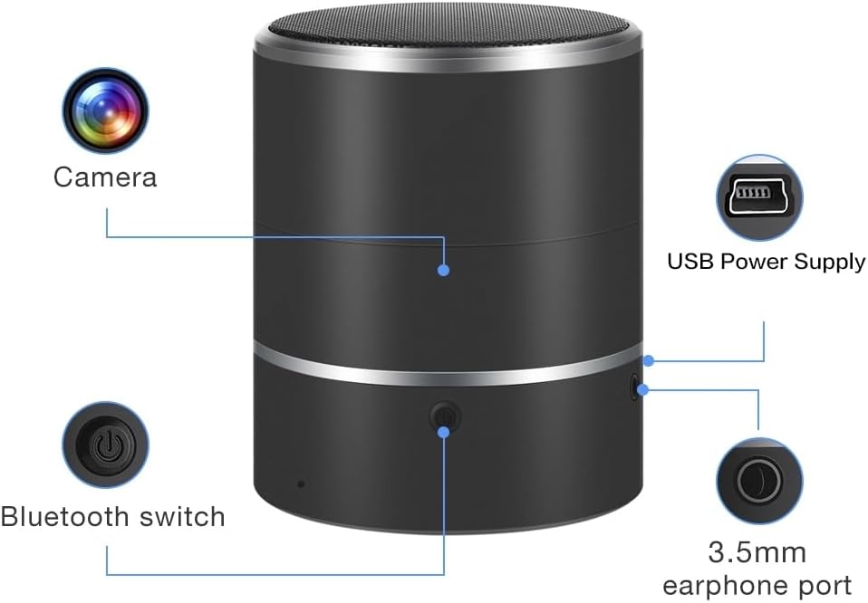 Versteckte Kamera Im Bluetooth Lautsprecher - StealthTone