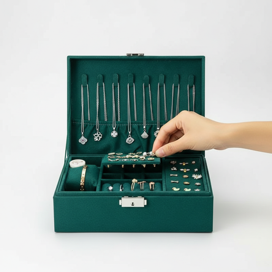 Vintagestil Schmuckbox - EleganceCase