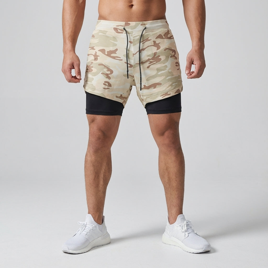 Zweilagige Trainingsshorts Mit Kompression - Rodney