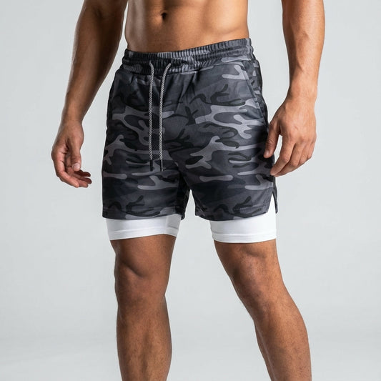 Zweilagige Trainingsshorts Mit Kompression - Rodney