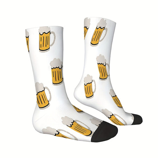 3 páry ponožek s motivem pivního kruhu – HopfenSocken Oktoberfest 2025