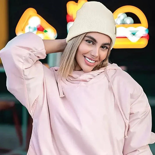 Wintermütze mit Seidenfutter - Noor