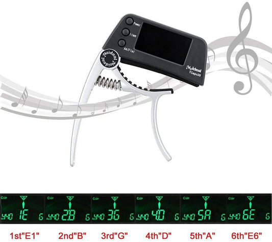 2-in-1 Gitarre Capo & Tuner – TuneGrip