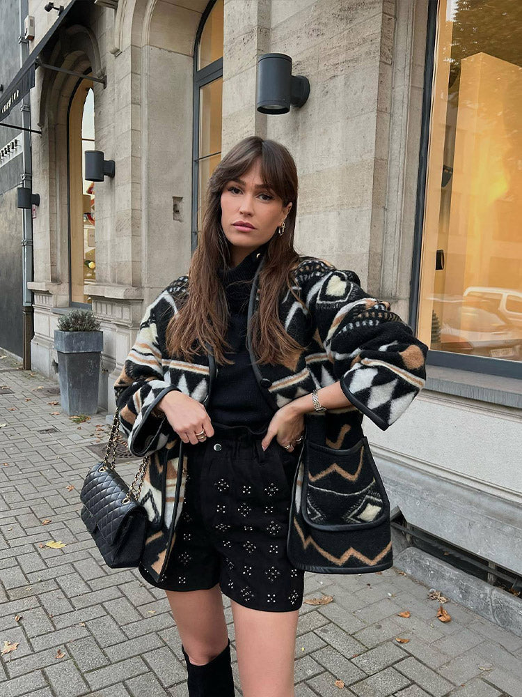 Dámská podzimní bunda s potiskem – Amaris