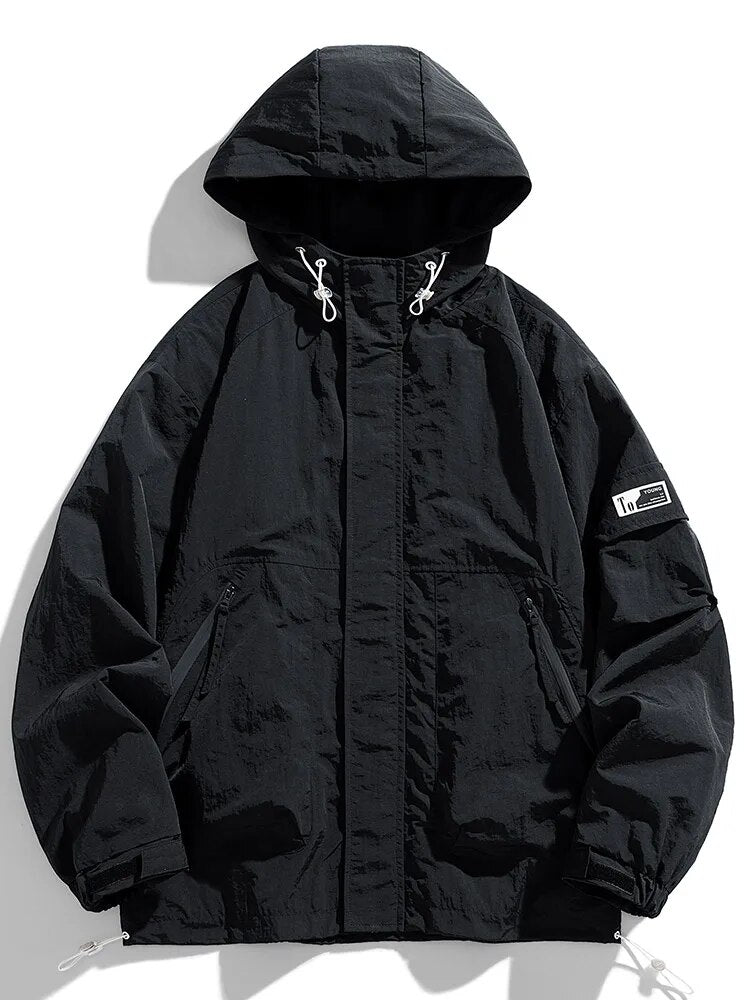 Pánská větrná bunda s kapucí – Jasper