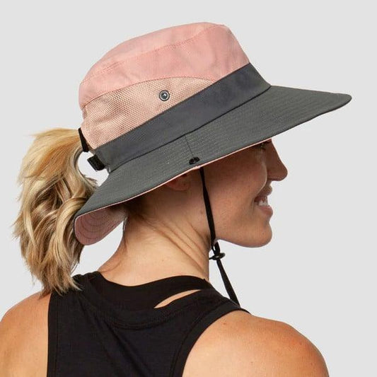 UV letní klobouk s kšiltem – Skládací bucket hat