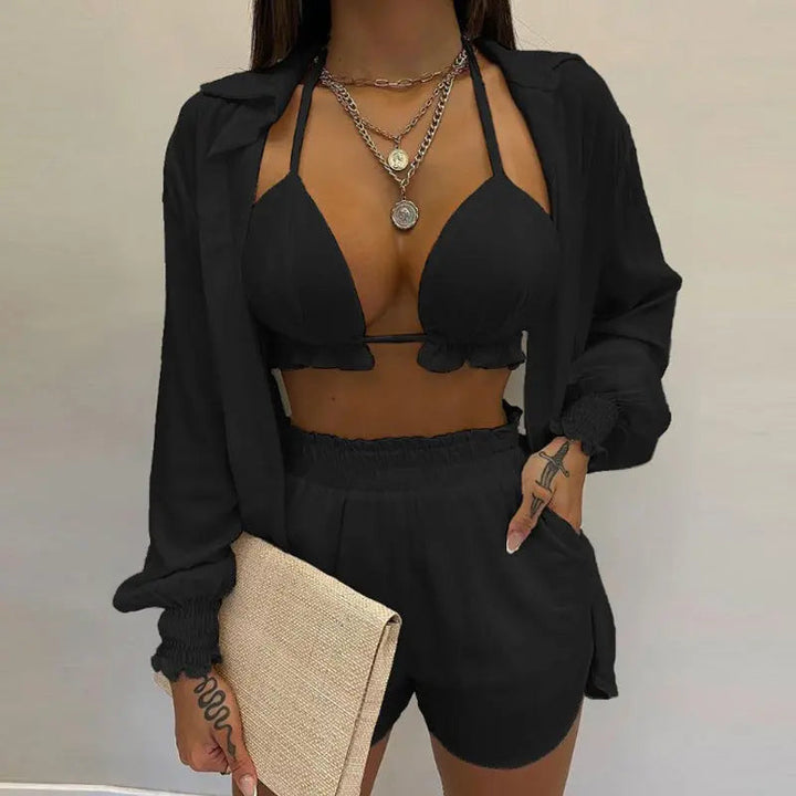 Stylový 3dílný letní outfit na pláž a k bazénu - TropenGlow