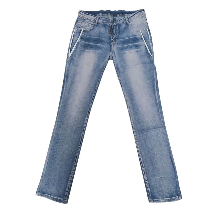 Dámské bootcut džíny s detaily vlajek – Madison