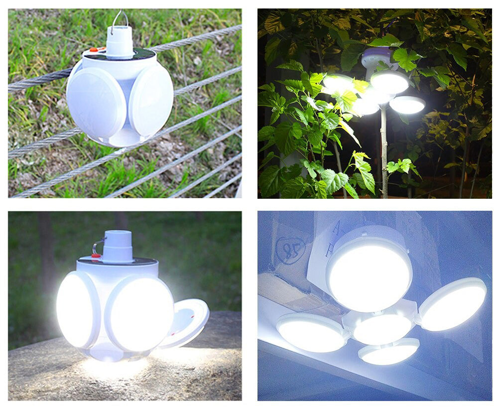 LED-Solarlampe für Außenbereich, weiß, energiesparend, wetterfest, Gartenbeleuchtung.
