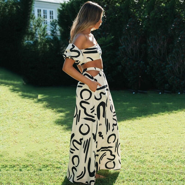 Lehký a stylový dvoudílný dámský boho set – Amira