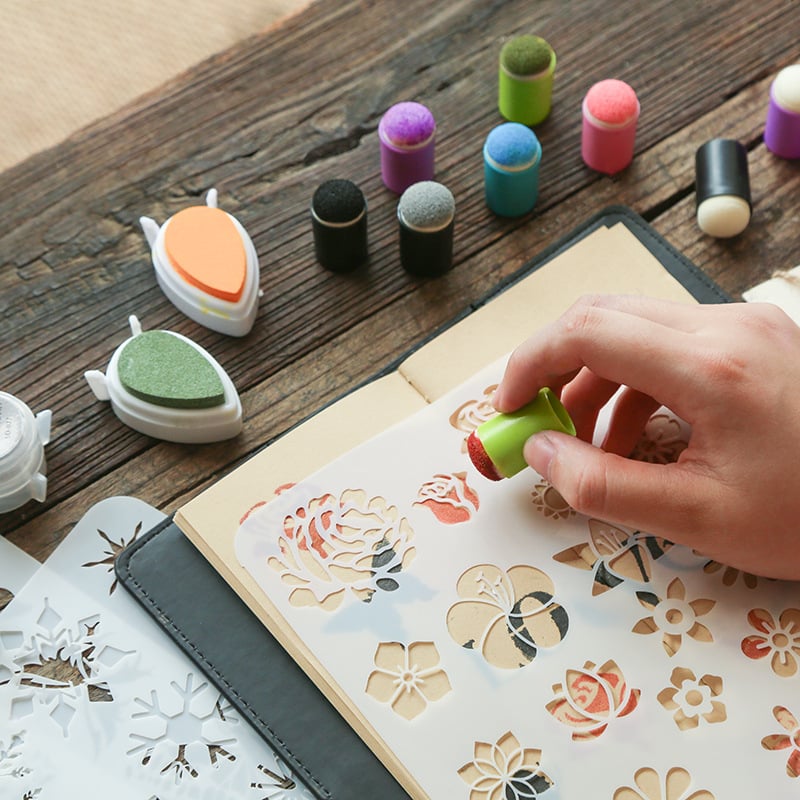 Sada prstových barev pro kreativní malování – Pico