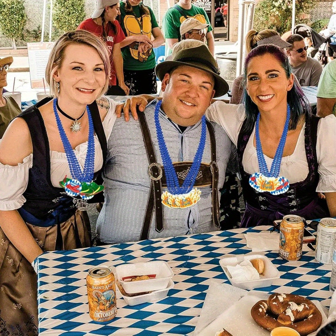 Párty sada náhrdelníků (21 kusů) – WiesnGlanz Oktoberfest 2026