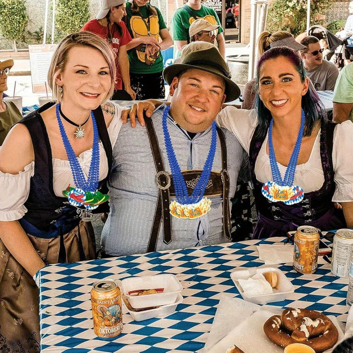 Párty sada náhrdelníků (21 kusů) – WiesnGlanz Oktoberfest 2026
