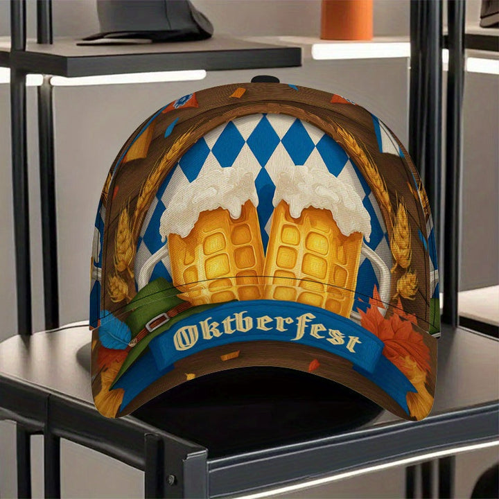 Snapback kšiltovka – Ölkrustryck Oktoberfest 2025