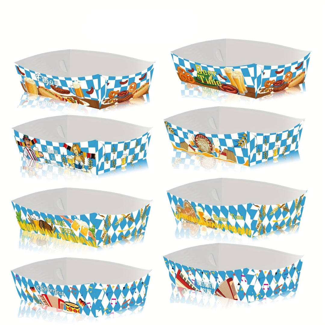 Oktoberfest – papírové misky na občerstvení, sada (2 × 24 ks) – WiesnSnack Oktoberfest 2026
