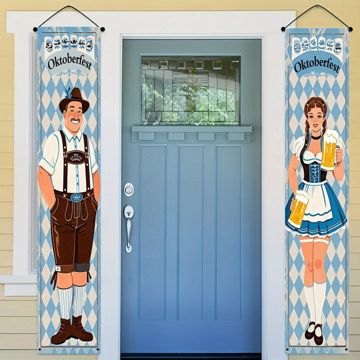Sada bannerů z polyesteru – WiesnWillkommen Oktoberfest 2025