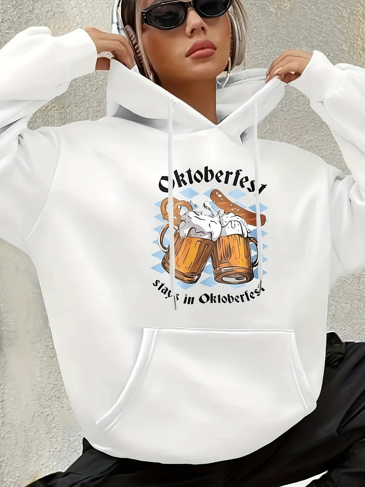 Stylový dámský hoodie – Clara Oktoberfest 2025