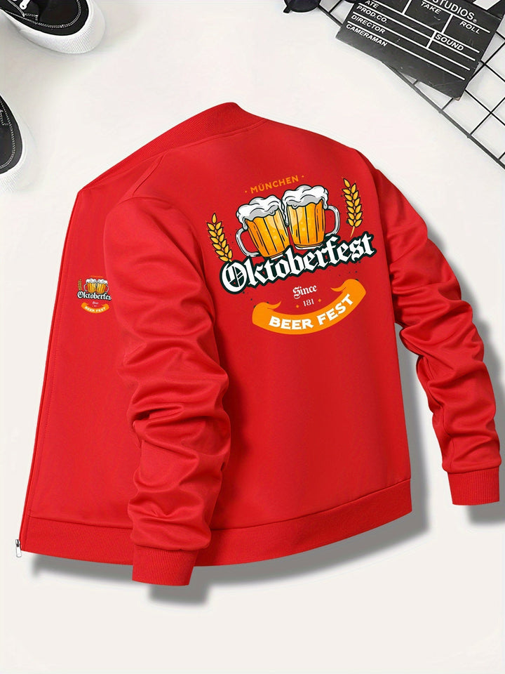 Pánská bomber bunda s potiskem piva Oktoberfest – Georg Oktoberfest 2025